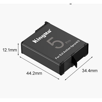 KingMa DJI OSMO Action 3 / 4 / 5 Camera Replacement Battery