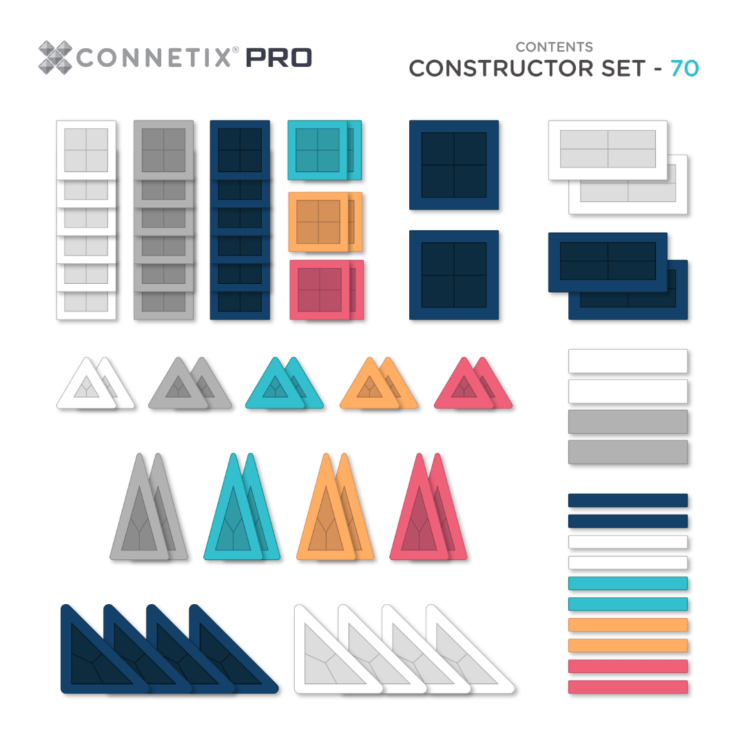 PRO Constructor Set - 70 Pieces