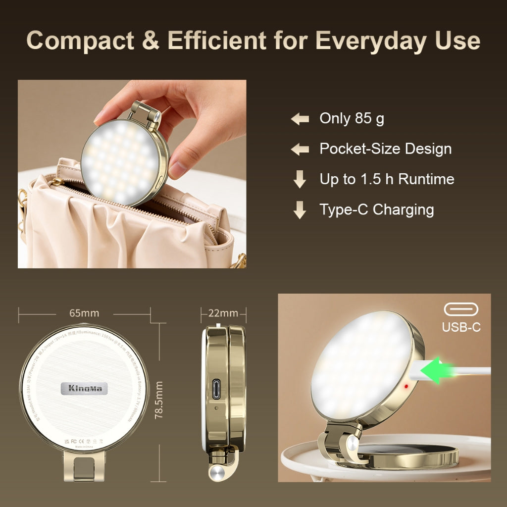 Magnetic Selfie Light for Mobile Phones