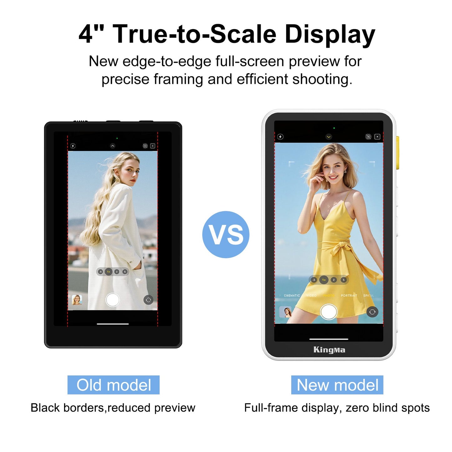 Magnetic Wireless Screen for Phone Vlogging and Selfies