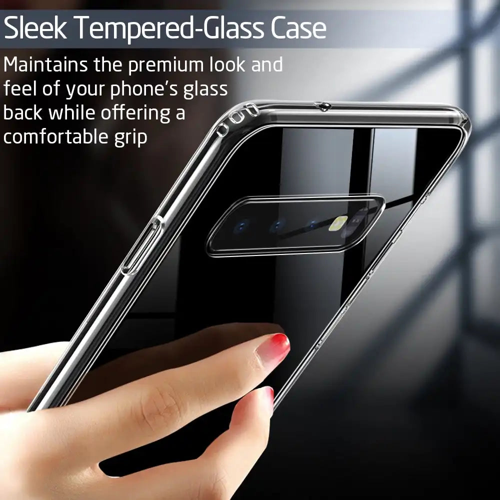 Mimic Tempered Glass Case | Samsung Galaxy S10 - 4