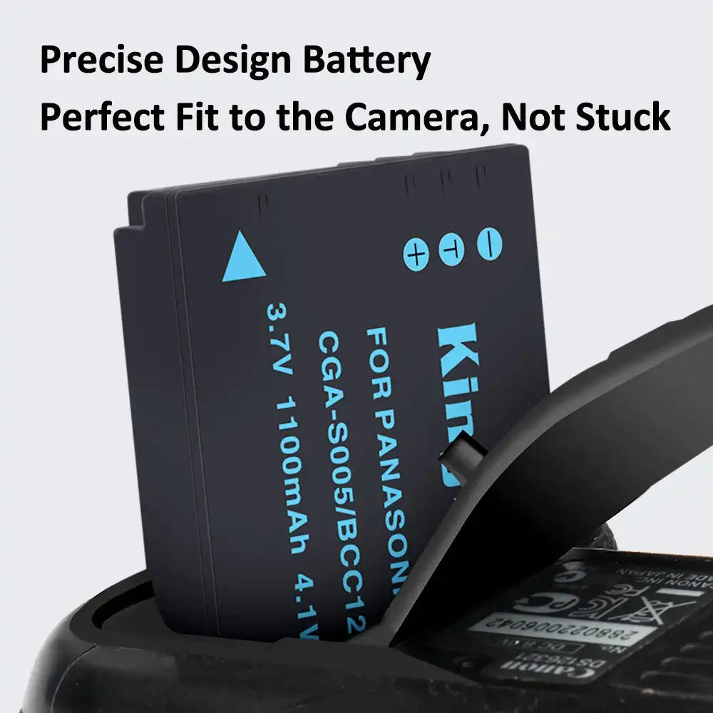 KingMa CGA-S005/DMW-BCC12 | Panasonic | 1100mAh | Replacement Battery - 4