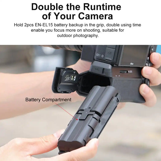 KingMa MB-N11 | Nikon | Z6 & Z7 | Battery Grip | Dual Slots - 2