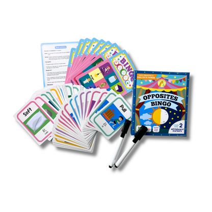 Opposite Bilingual Bingo Game