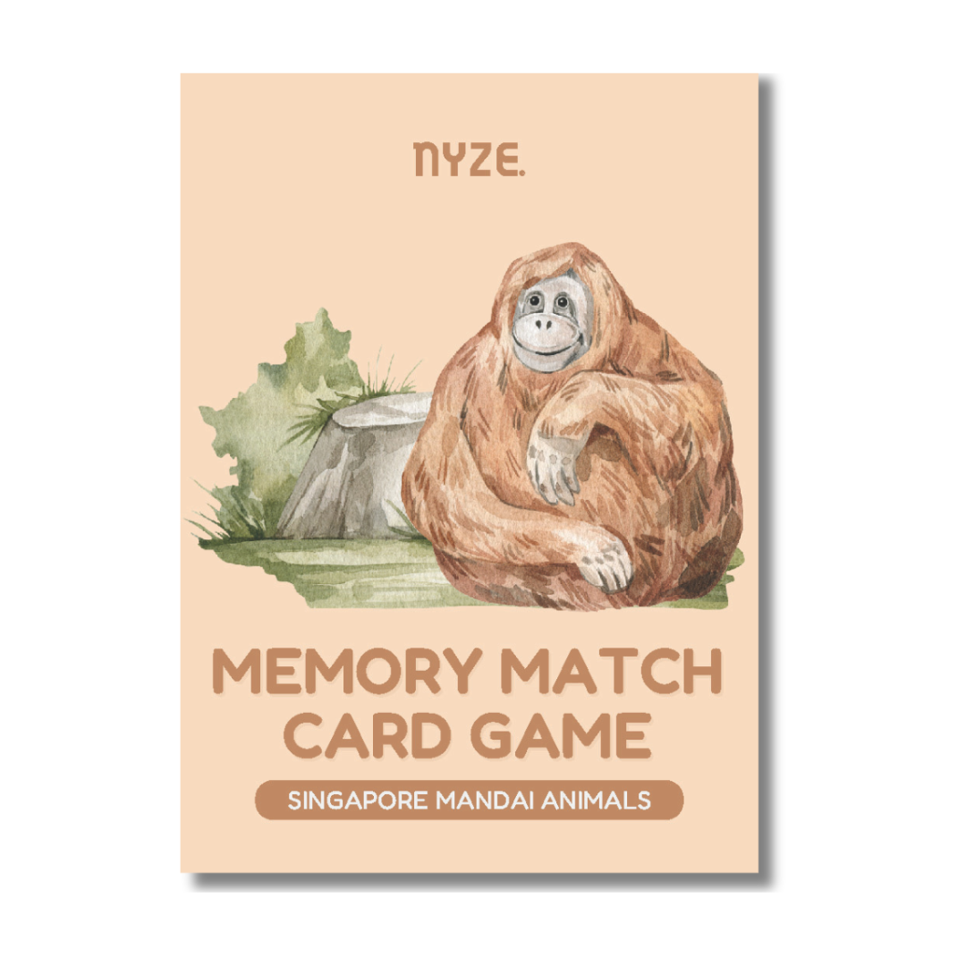 Memory Match Kids Playing Cards