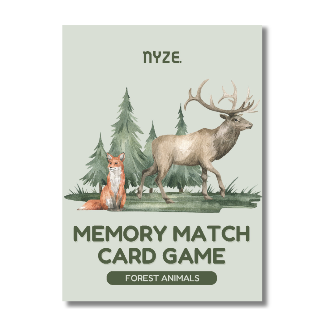 Memory Match Kids Playing Cards