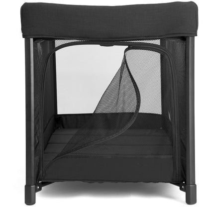 amigo™ 120 One-hand Fold Travel Cot Baby Bassinet - Shale