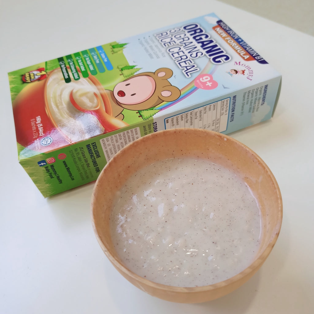 Organic 3 Grains Rice Cereal