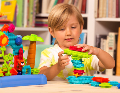 Jungle Blocks in Bucket - 58 Pieces