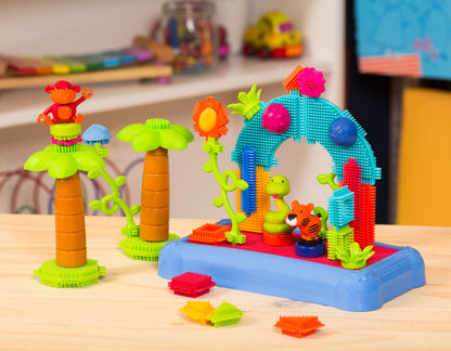 Jungle Blocks in Bucket - 58 Pieces