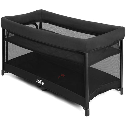 amigo™ 120 One-hand Fold Travel Cot Baby Bassinet - Shale