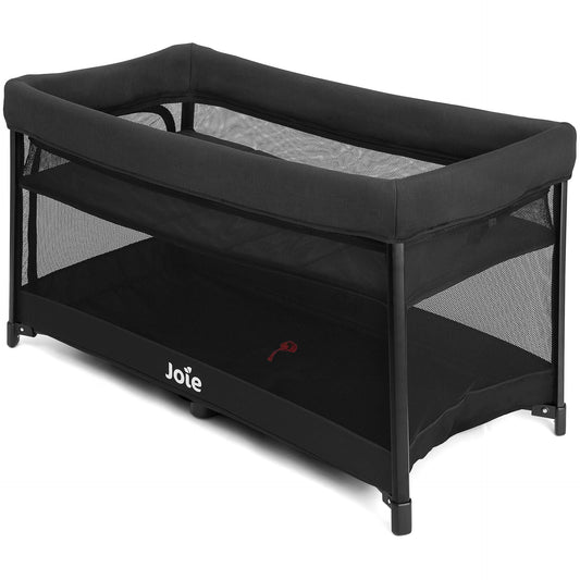 amigo™ 120 One-hand Fold Travel Cot Baby Bassinet - Shale