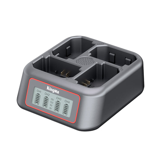 4-Slot Fast Charger for Sony NP-FZ100 Battery