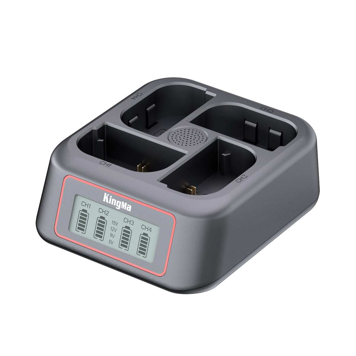 4-Slot Fast Charger for Canon LP-E6 Series Battery