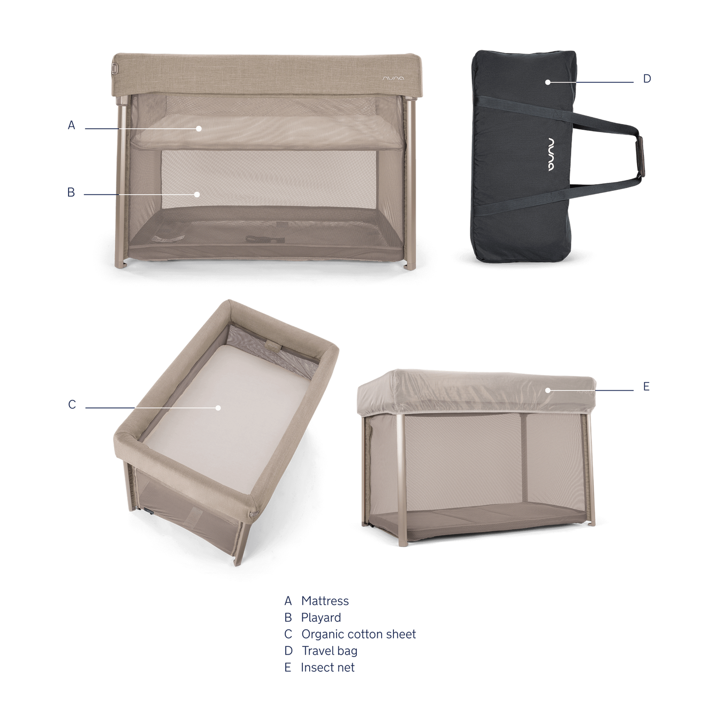 paal™ Play Yard / Compact Travel Bassinet Cot
