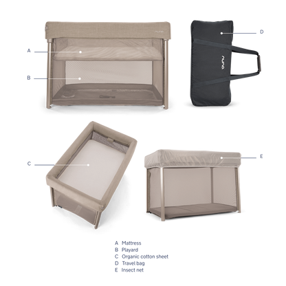 paal™ Play Yard / Compact Travel Bassinet Cot