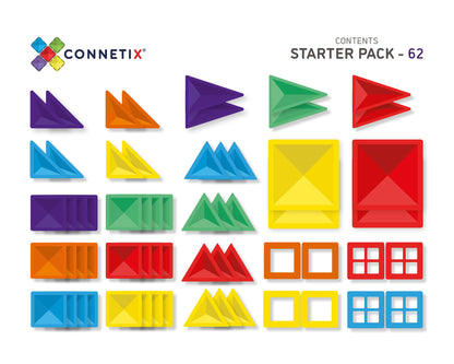 Rainbow Starter Pack - 62 Pieces