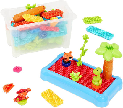 Jungle Blocks in Bucket - 58 Pieces