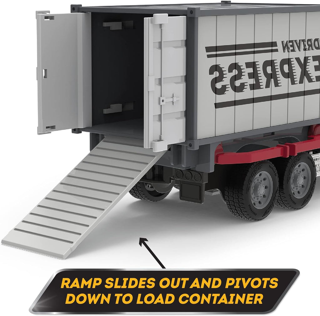 Micro Green Delivery Container Truck