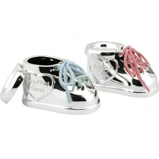 First Tooth & Hair Keepsake Box - Shoe with Laces