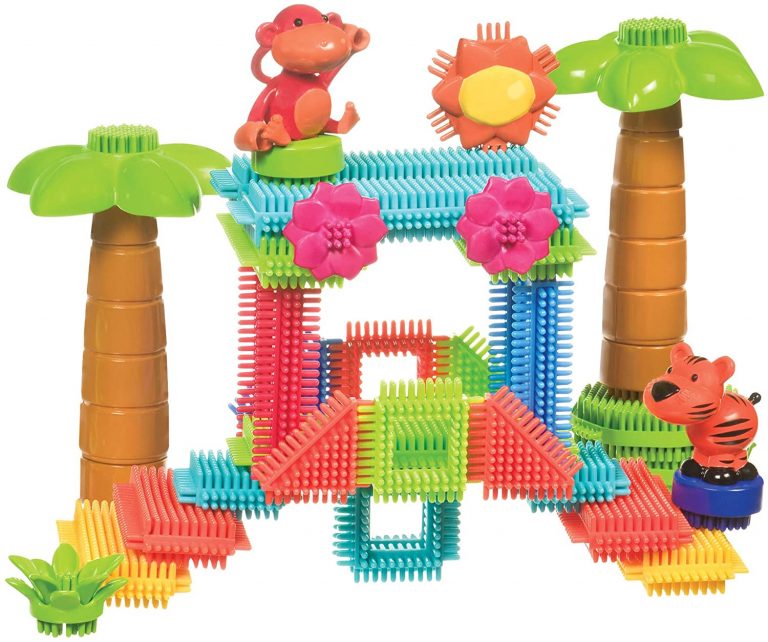 Jungle Blocks in Bucket - 58 Pieces