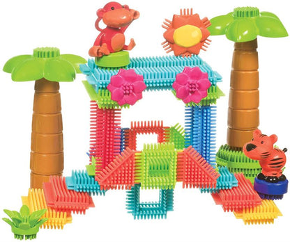 Jungle Blocks in Bucket - 58 Pieces