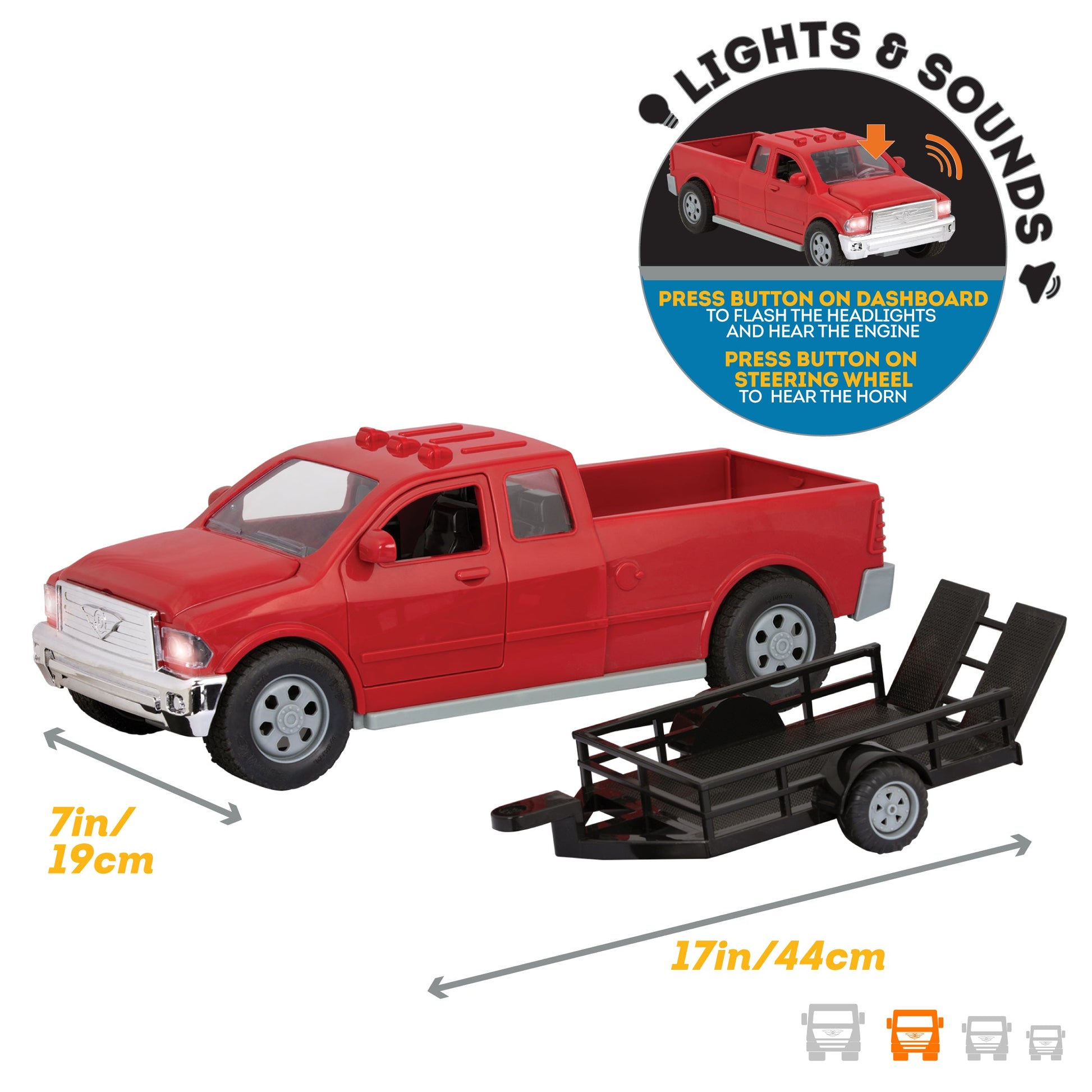 Midrange Series Pick-Up Truck - Red