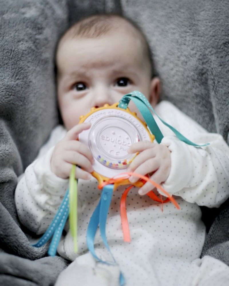 Baby Teething Teether Rattle Shaker - Letter A