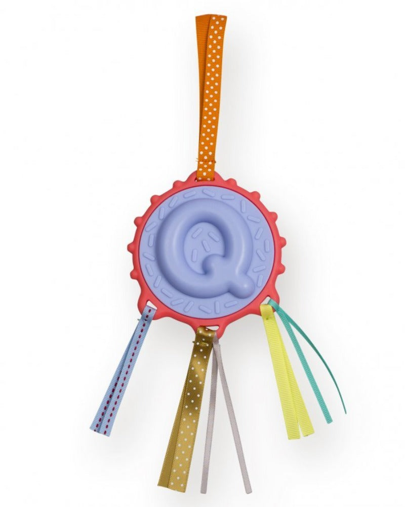 Baby Teething Teether Rattle Shaker - Letter Q