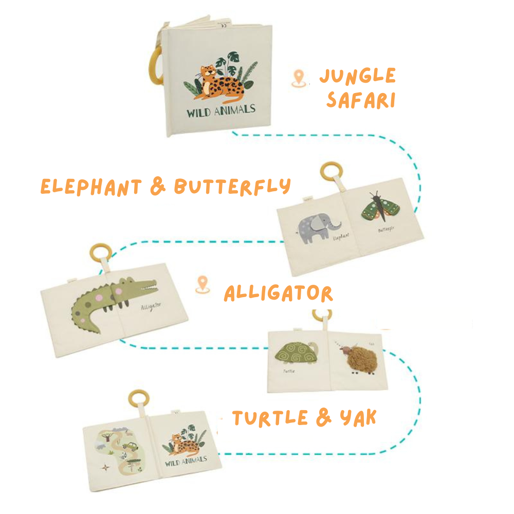 Soft & Washable Baby Cloth Book
