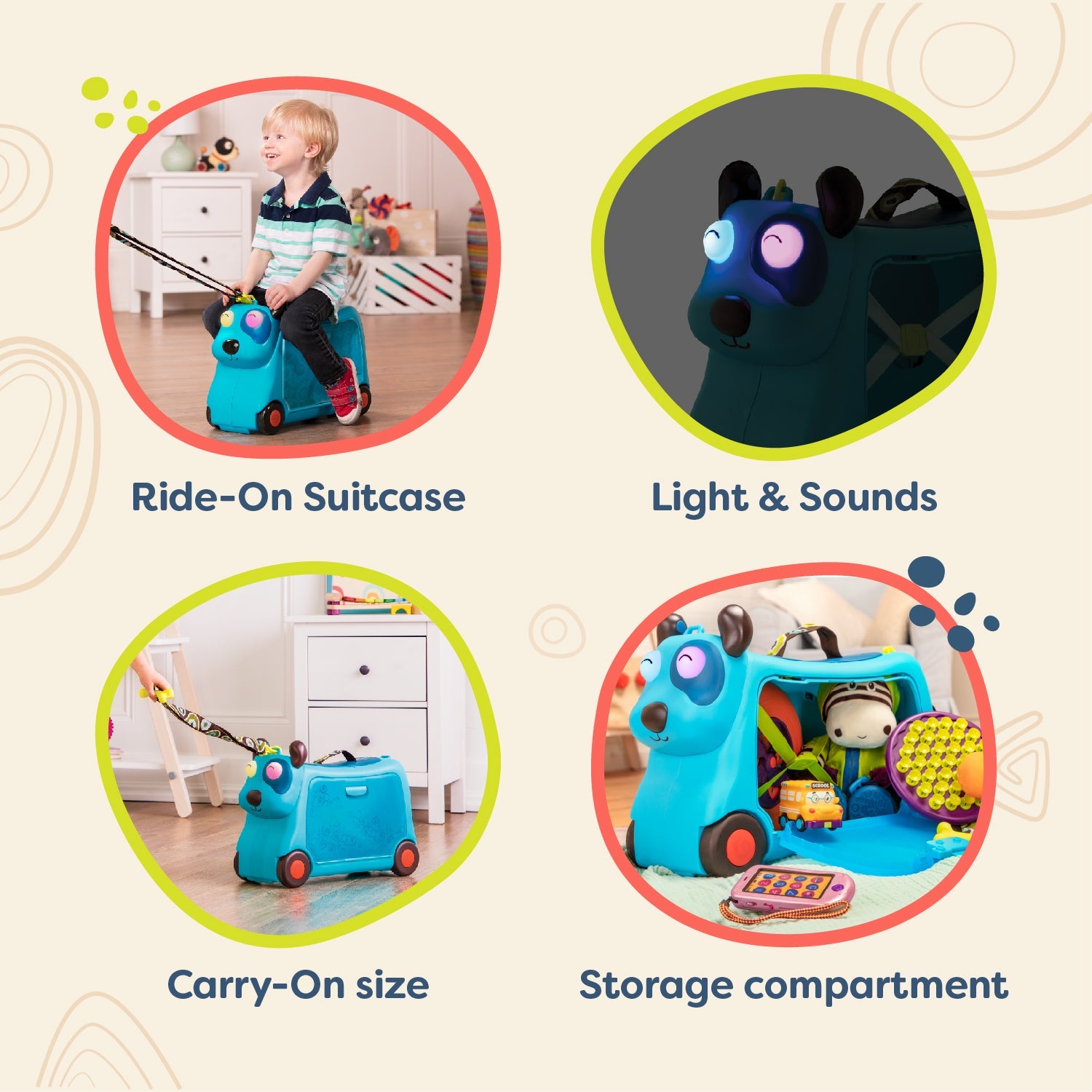 Gogo Ride-On Woofer Dog