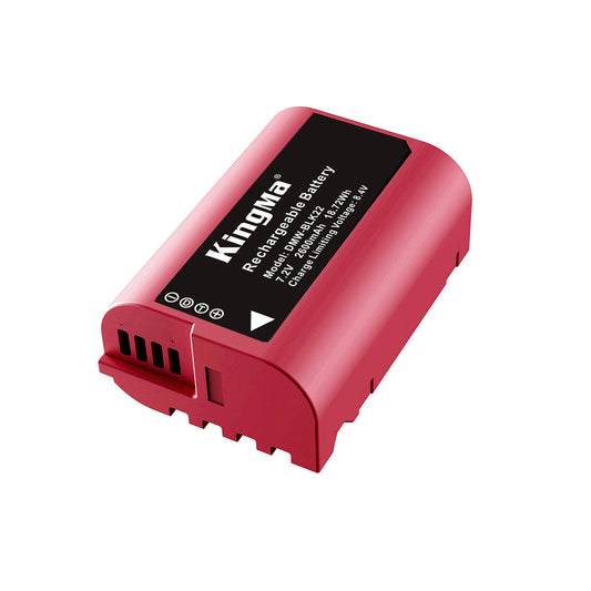 DMW-BLK22 Camera Replacement Battery 2600mAh for Panasonic DC-S5, GH5 and more