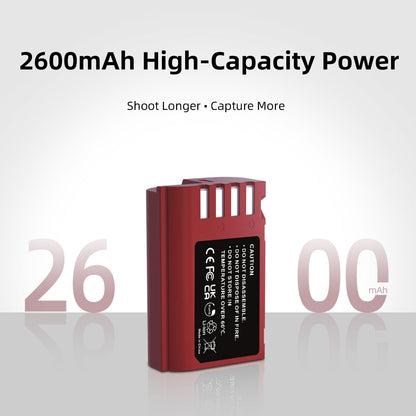 DMW-BLK22 Camera Replacement Battery 2600mAh for Panasonic DC-S5, GH5 and more