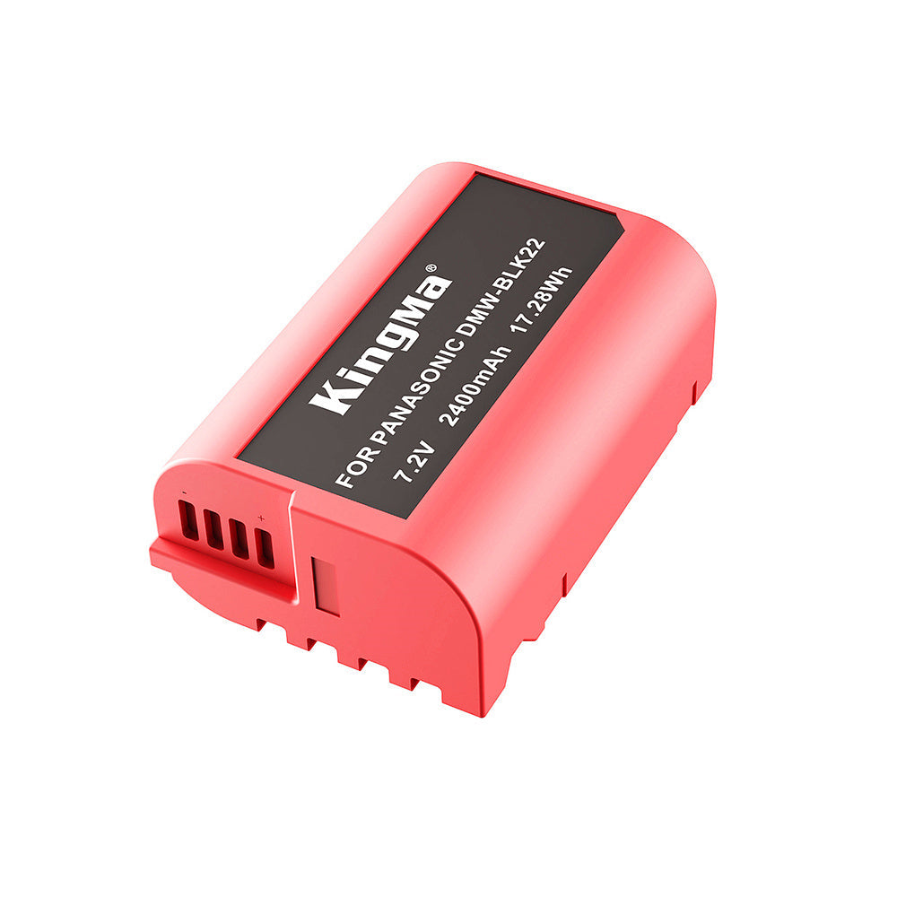 KingMa DMW-BLK22 Camera Replacement Set Battery for Panasonic  LUMIX S5, GH5, G9