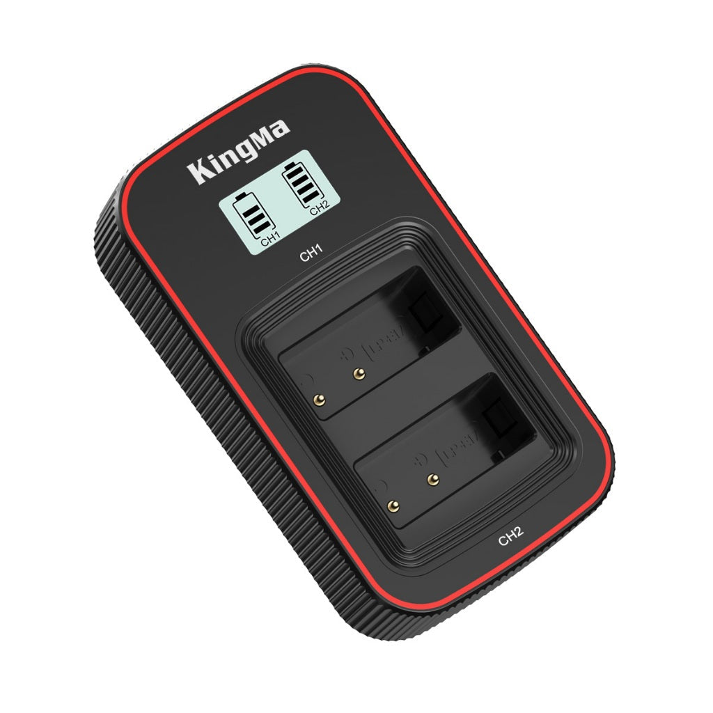 LP-E17 Fully Decoded Replacement Battery and LCD Dual Charger Set for Canon Cameras