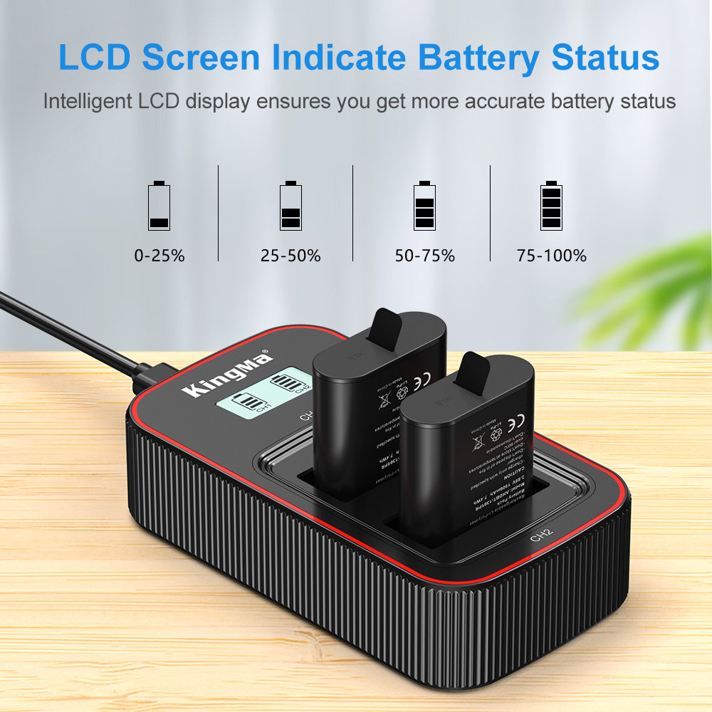 KingMa GoPro Hero 13 Replacement Set | Battery | Charger