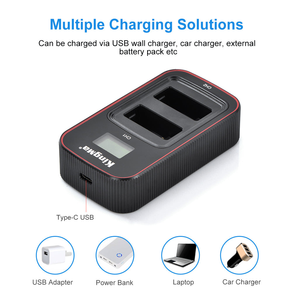 KingMa GoPro Hero 13 Replacement Set | Battery | Charger