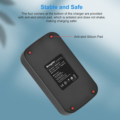 GoPro Hero 8 / 7 / 6 / 5 Replacement Battery and LCD Dual Charger Set