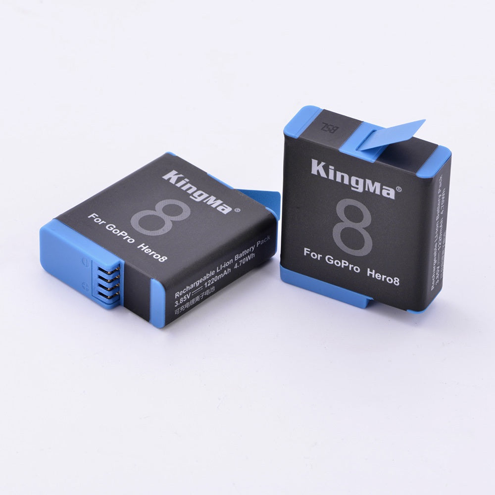 GoPro Hero 8 / 7 / 6 / 5 Replacement Battery and LCD Dual Charger Set