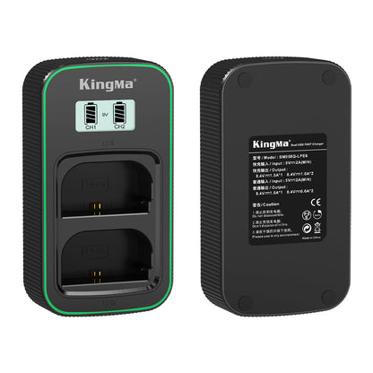 LP-E6 1960mAH Replacement Battery and Ultra Fast Dual Charger for Canon Cameras