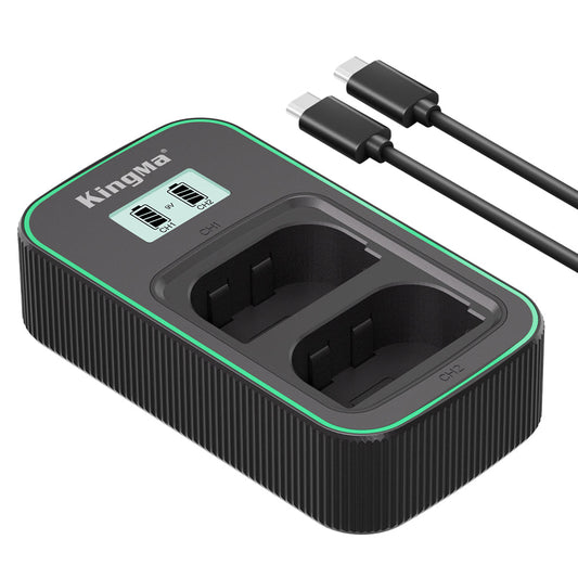 LP-E6 1960mAH Replacement Battery and Ultra Fast Dual Charger for Canon Cameras