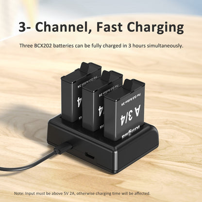 KingMa DJI OSMO Action 3 / 4 / 5  Camera Replacement Battery & Charger Set