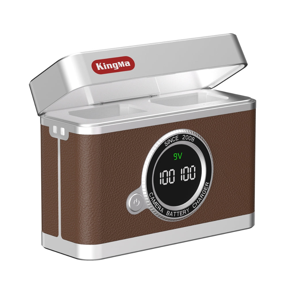 2-in-1 Battery Charging Case for NP-FW50 / LP-E12 / LP-E17 / NP-W126 Batteries