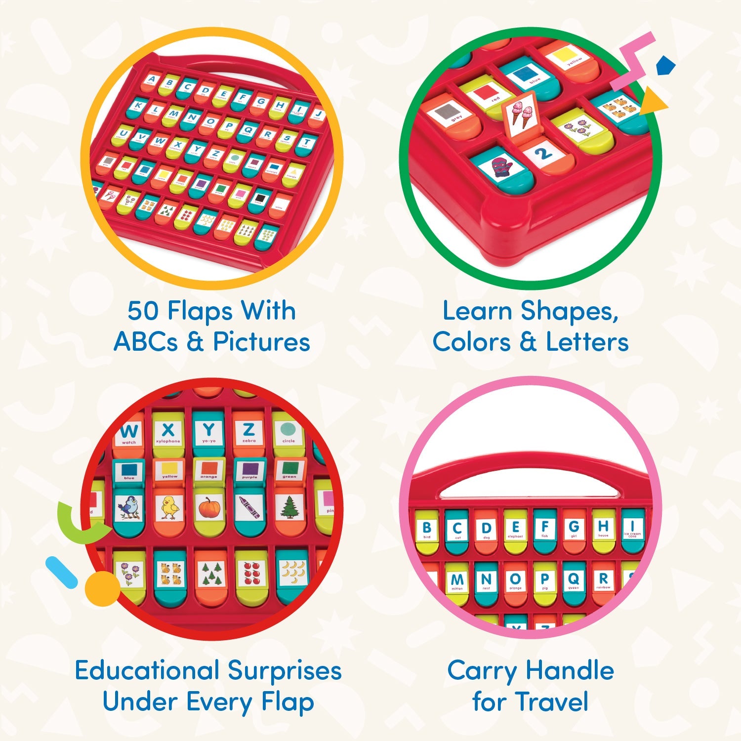 Hide & Seek Alphabet Learning Toy