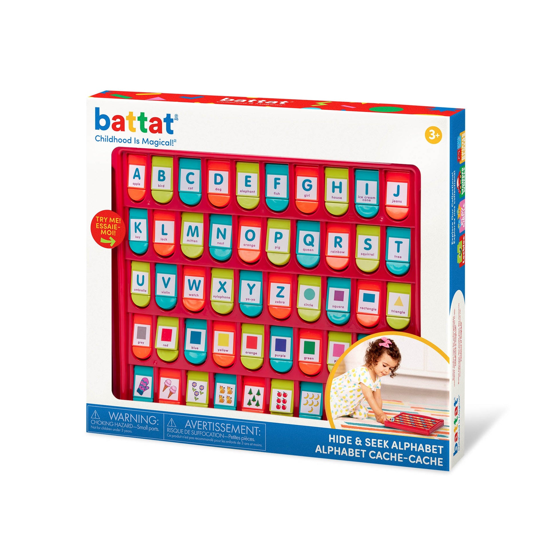 Hide & Seek Alphabet Learning Toy