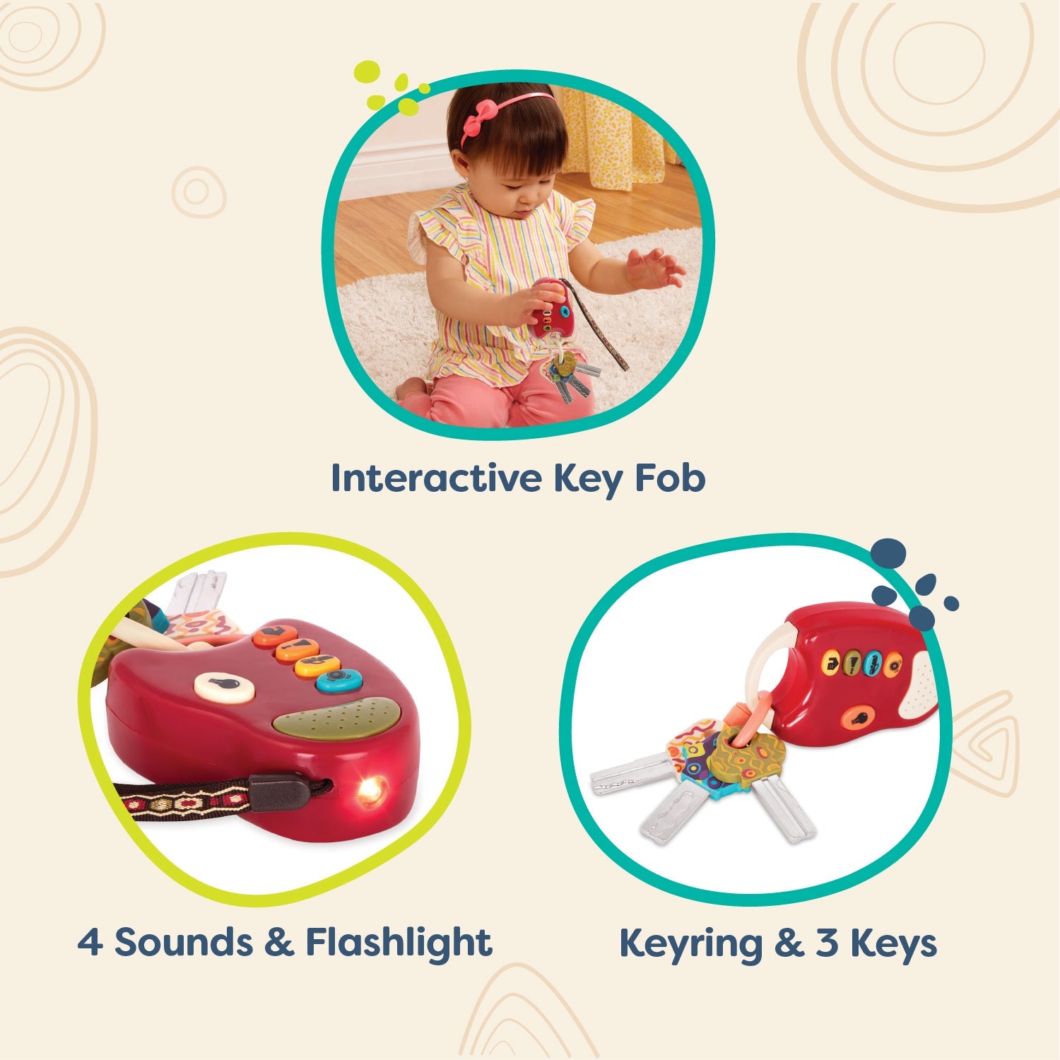 FunKeys - Toy Car Keys