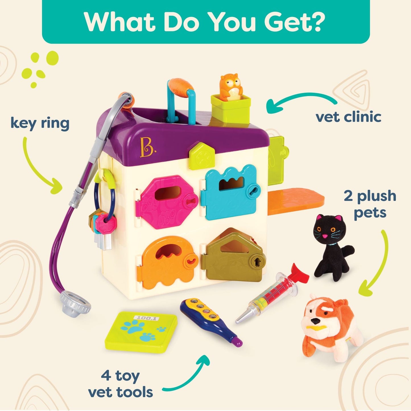 Pet Vet Clinic Playset