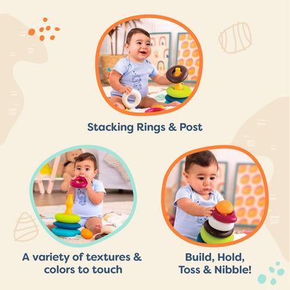 Skipping Stones Stacking Rings Toy