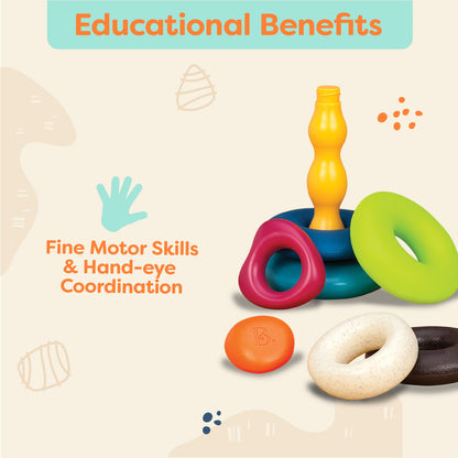 Skipping Stones Stacking Rings Toy