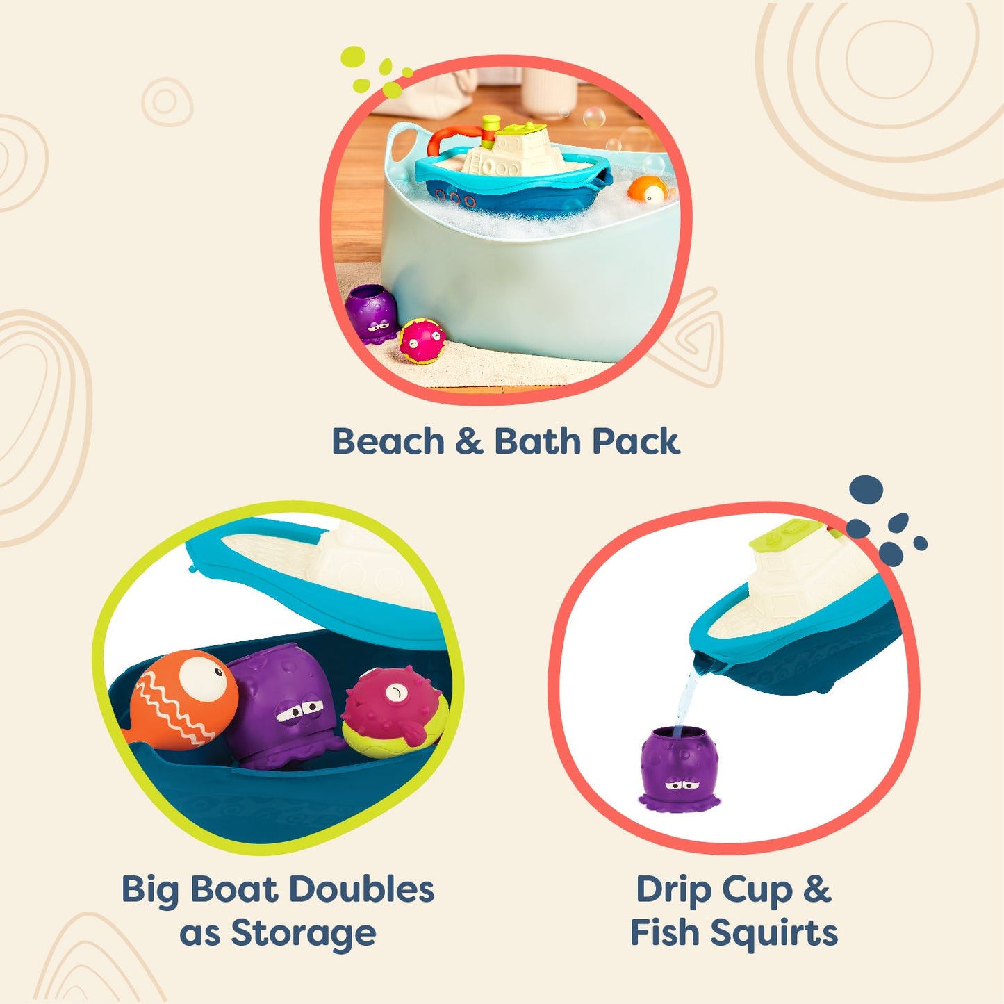 Off the Hook - Bath & Beach Playset